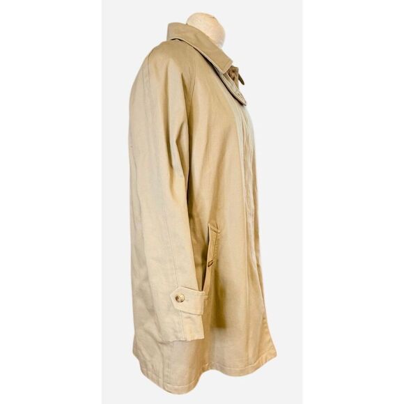 Lauren Ralph Lauren Women’s Trench Coat Lined Sz. M Vintage Preppy Classic - Picture 6 of 11